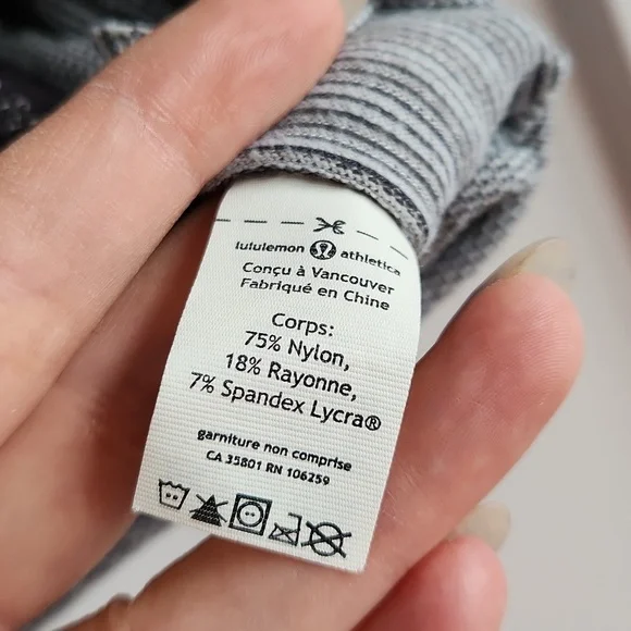 NWOT lululemon Vinyasa Scarf, Light Grey - Picture 8 of 12